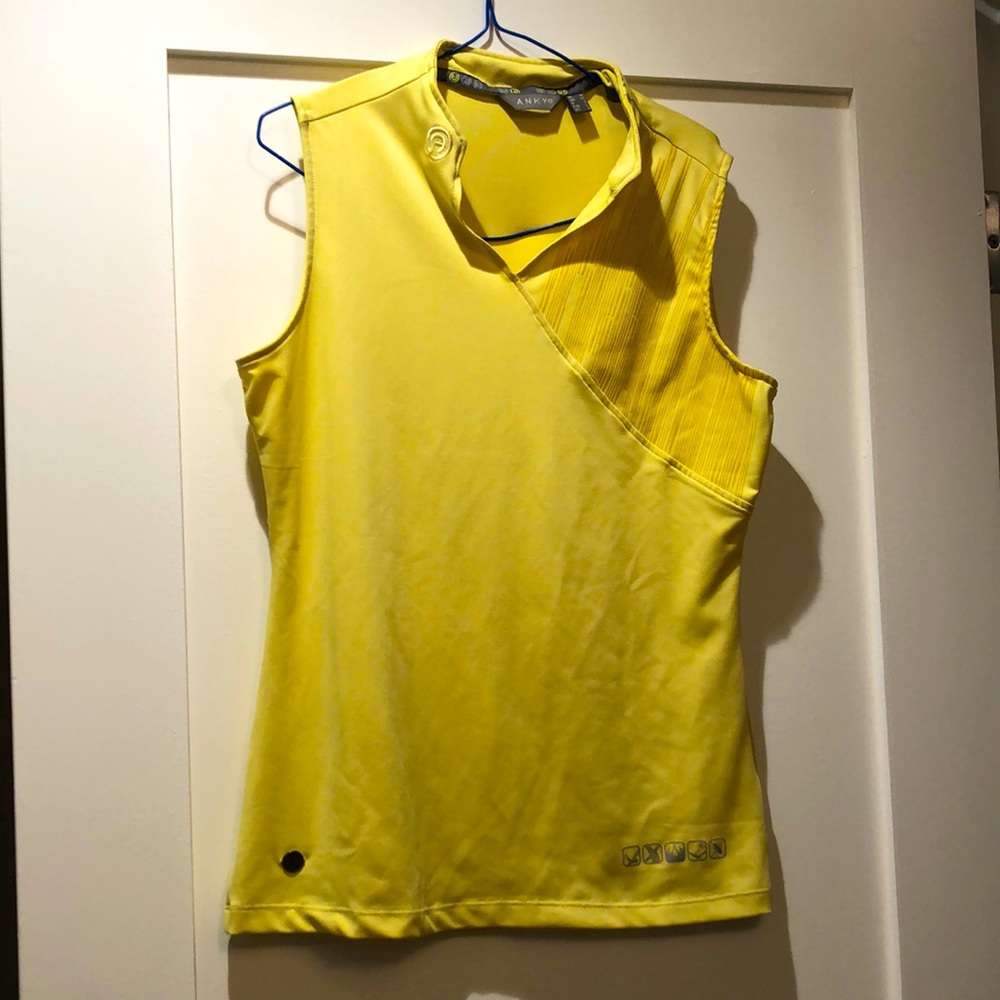 Anky (Holland brand) size US8 yellow sleeveless top